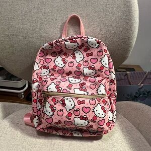 Hello Kitty Pink Heart Pattern Kids Bag